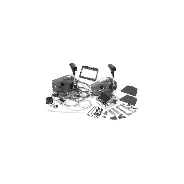 Dual Station Remote Control-Console Mounted w 20ft trim harness & trailer switch